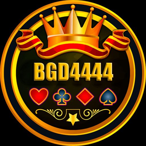 BGD4444 cartoon characters with coins, a mobile phone, and casino-style games in Bangladesh